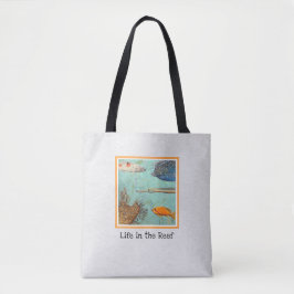 Leben im Riff Tote Bag Tasche