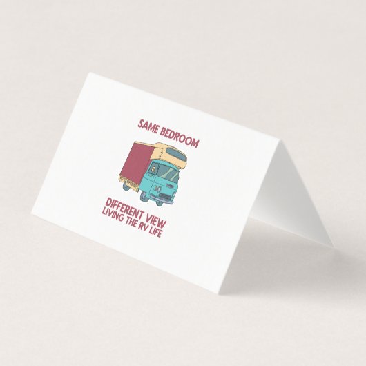 Leben im RV-Life-Camping Visitenkarten (Vorderseite)