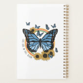 Leben im vollen blühenden Schmetterlingsjahr Planer (Rückseite)