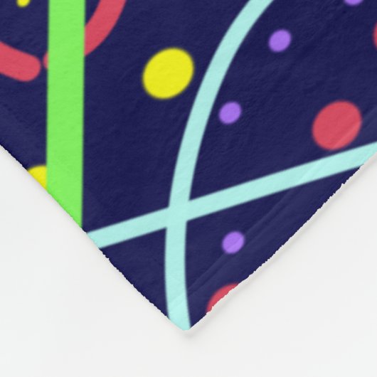 Leben im Weltraum Fleecedecke (Ecke)