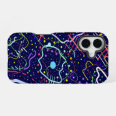 Leben im Weltraum iPhone 16 Hülle (Rückseite (Horizontal))