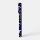 Leben im Weltraum iPhone 16 Hülle (Linke Seite)