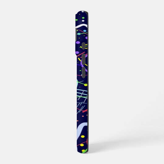 Leben im Weltraum iPhone 16 Hülle (Linke Seite)