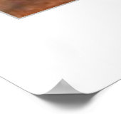 Leben im Weltraum — ISS in Mars Poster (Ecke)