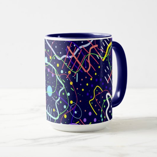 Leben im Weltraum Tasse (VorderseiteRechts)