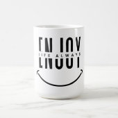 Leben immer genießen kaffeetasse (Mittel)