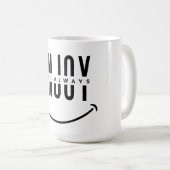 Leben immer genießen kaffeetasse (VorderseiteRechts)