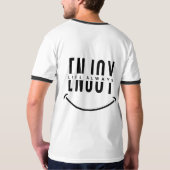 Leben immer genießen T-Shirt (Rückseite)
