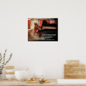 Leben in Amsterdam Poster (Küche)