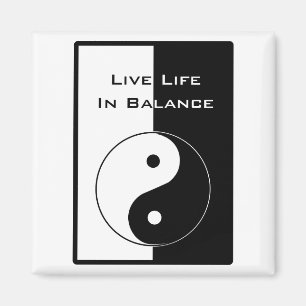 Leben in Balance Magnet