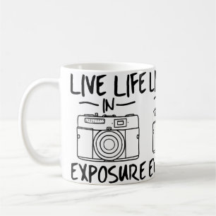 Leben in Belichtung - Fotograf lustige Fotografie Kaffeetasse