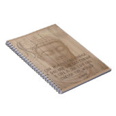 Leben in dem Moment Buddhas Art Buddhistisches Spr Notizblock (Rechte Seite)