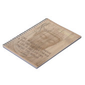 Leben in dem Moment Buddhas Art Buddhistisches Spr Notizblock (Linke Seite)