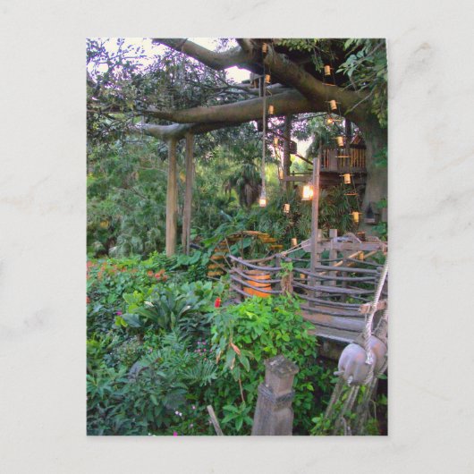 Leben in den Bäumen Postkarte (Vorderseite)