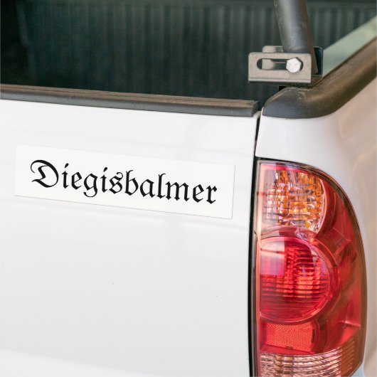 Leben in den Bergen Autoaufkleber (Auf Lkw)