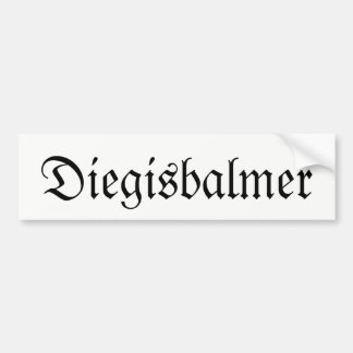 Leben in den Bergen Autoaufkleber