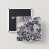 Leben in den Bergen Button (Vorne & Hinten)