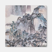 Leben in den Bergen Magnet (Vorne)