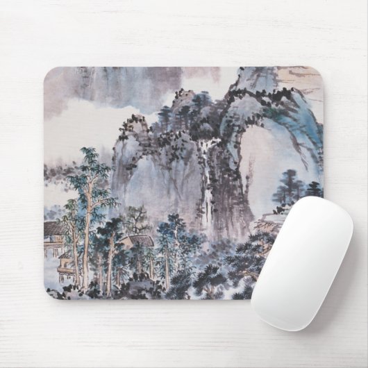 Leben in den Bergen Mousepad (Mit Mouse)