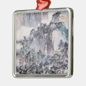 Leben in den Bergen Ornament Aus Metall (Links)