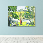 Leben in den Feldern, c.1875 (Öl auf Leinwand) Leinwanddruck (Insitu (Holzboden))