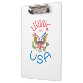 Leben in den USA Klemmbrett (Links)