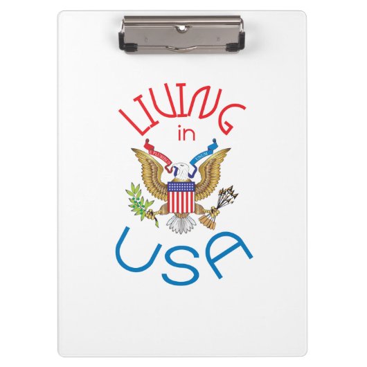 Leben in den USA Klemmbrett (Vorderseite)