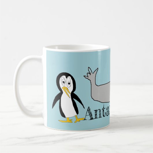 Leben in der Antarktis Kaffeetasse (Links)