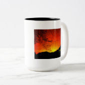 Leben in der Bewegungs-Tasse Zweifarbige Tasse (VorderseiteRechts)