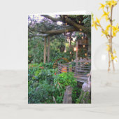 Leben in der Blankokarte Bäume Karte (Gelbe Blume)