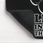 Leben in der Box - Schwarze Katze Mousepad (Ecke)