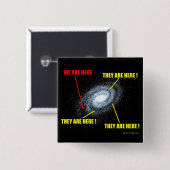 Leben in der Galaxie Button (Vorne & Hinten)