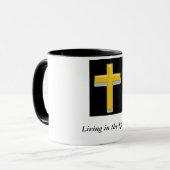 Leben in der Geist-Zitat-christlichen QuerTasse Tasse (Vorderseite Links)
