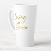 Leben in der Grace Tall Latte-Tasse Milchtasse (Linke Ecke)