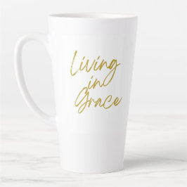 Leben in der Grace Tall Latte-Tasse Milchtasse