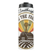 Leben in der Landwirtschaft Thermosbecher (Vorderseite)