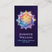 Leben in der Lotus-Blume Visitenkarte (Vorderseite)