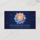 Leben in der Lotus-Blume Visitenkarte (Vorderseite)