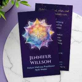 Leben in der Lotus-Blume Visitenkarte