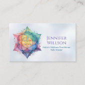 Leben in der Lotus-Blume Visitenkarte (Vorderseite)