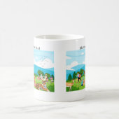 Leben in der neuen Welt Kaffeetasse (Mittel)