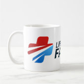 Leben in der schneller Weg-Tasse Kaffeetasse (Links)