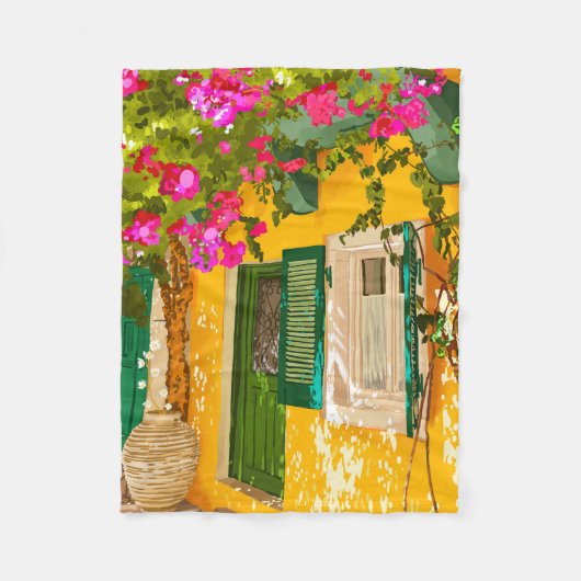 Leben in der Sonne Fleecedecke (Vorderseite)