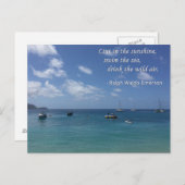 Leben in der Sonne Postkarte (Vorne/Hinten)