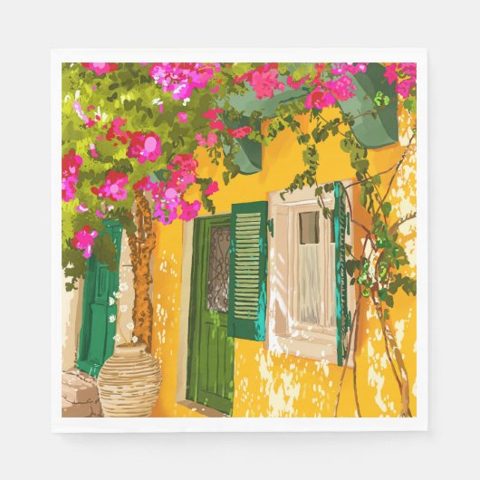 Leben in der Sonne Serviette (Vorderseite)