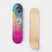 "LEBEN IN DER STEREOLITHOGRAPHIE " SKATEBOARD (Vorderseite)