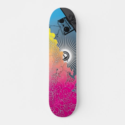 "LEBEN IN DER STEREOLITHOGRAPHIE " SKATEBOARD (Vorne)