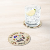 Leben in der westlichen Schlüsselzeit Runder Pappuntersetzer (Vor Ort)