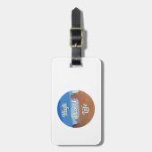 Leben in der Wüste Gepäckanhänger (Vorderseite vertikal)