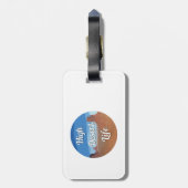 Leben in der Wüste Gepäckanhänger (Rückseite vertikal)